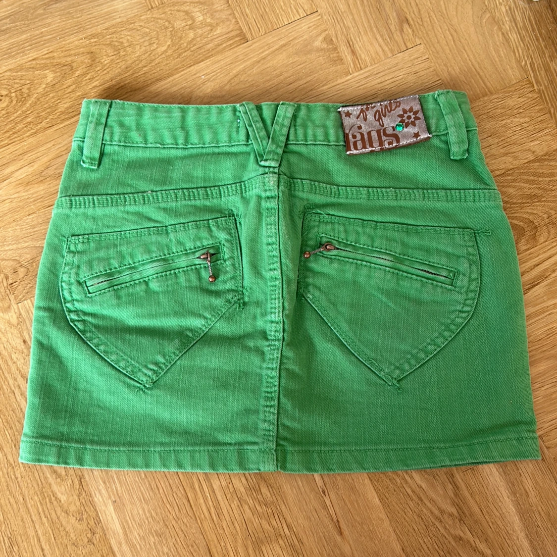 Grön jeanskjol från Rags - 2