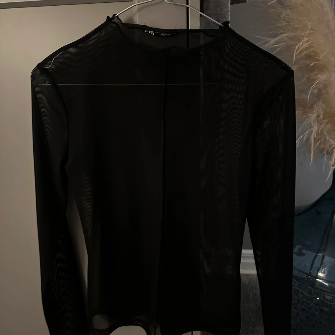 Svart mesh topp från Zara