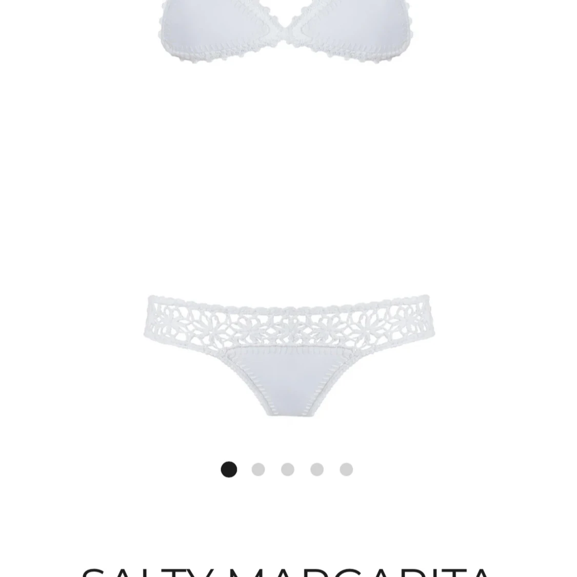 Vit virkad bikini från Meow - 3