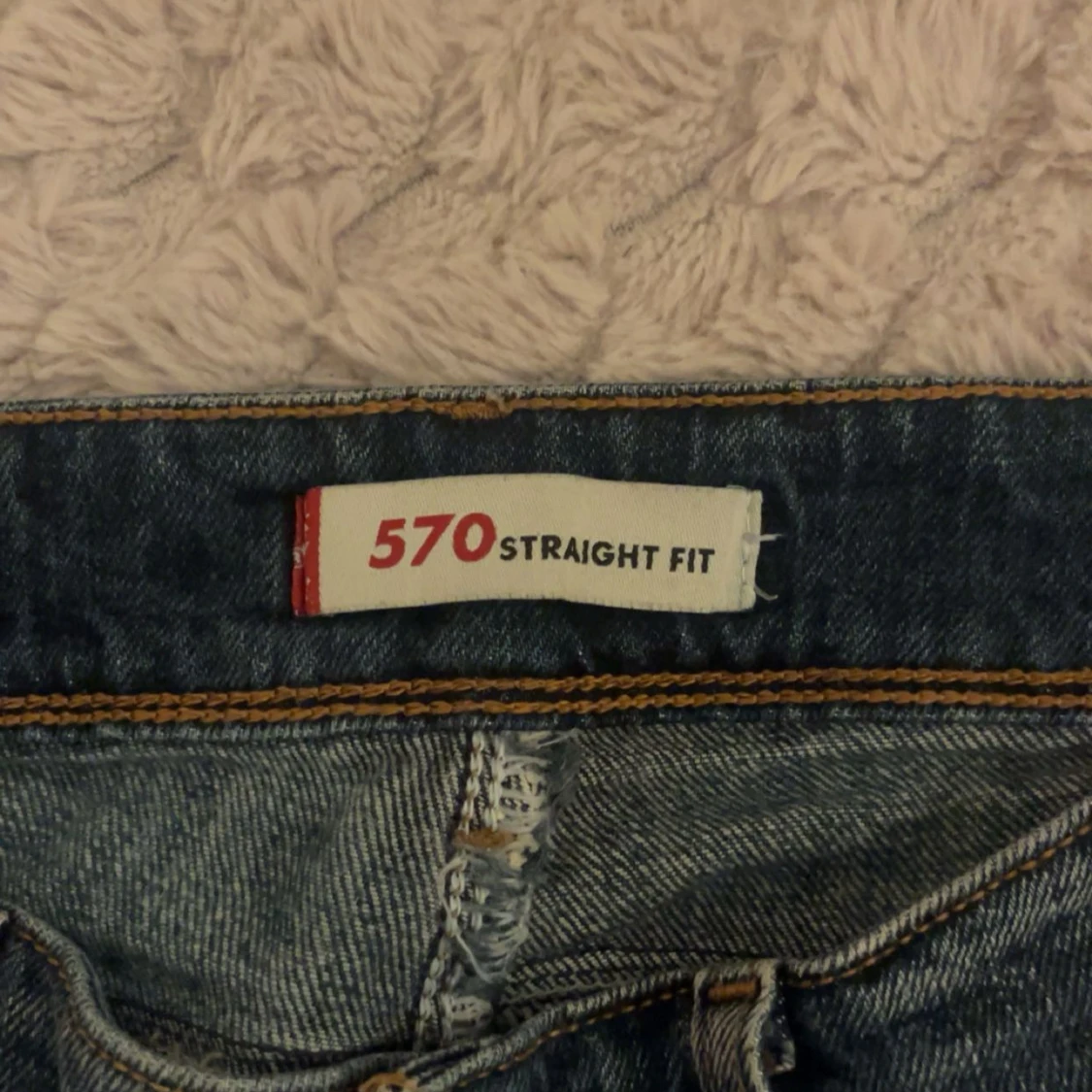 Levi's 570 Straight Fit jeans blå - 2