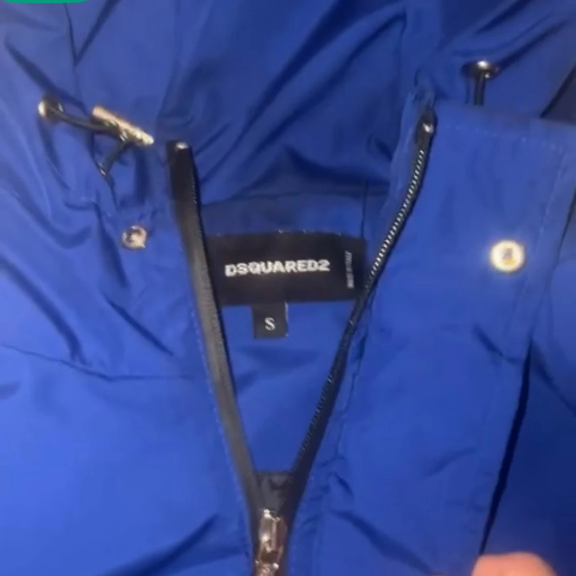 Blå vindjacka från Dsquared2