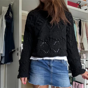 Svart stickad tröja chiquelle - Så snygg tröja perfekt till hösten❤️❤️❤️