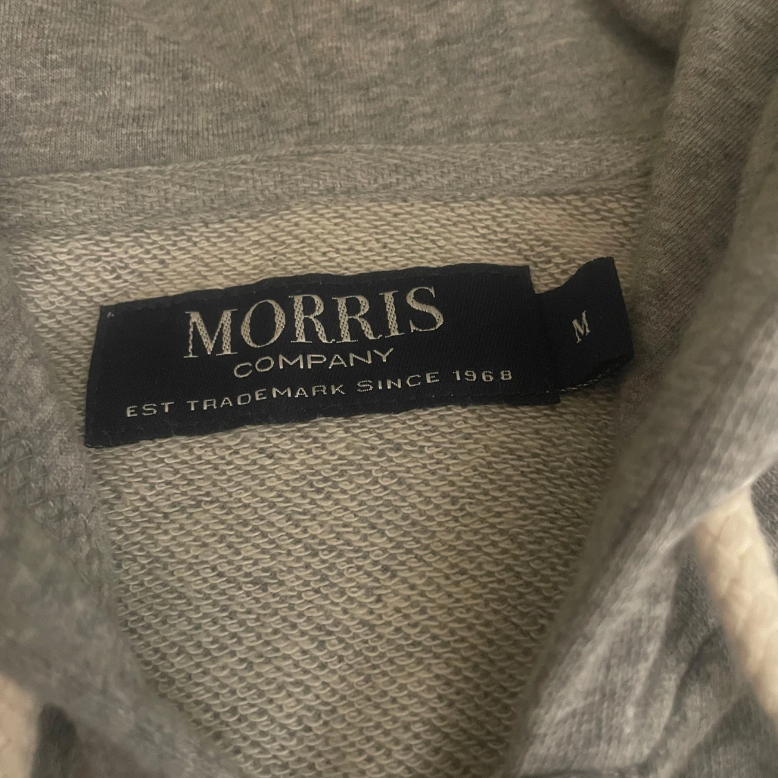 Grå hoodie från Morris med dragkedja - 3