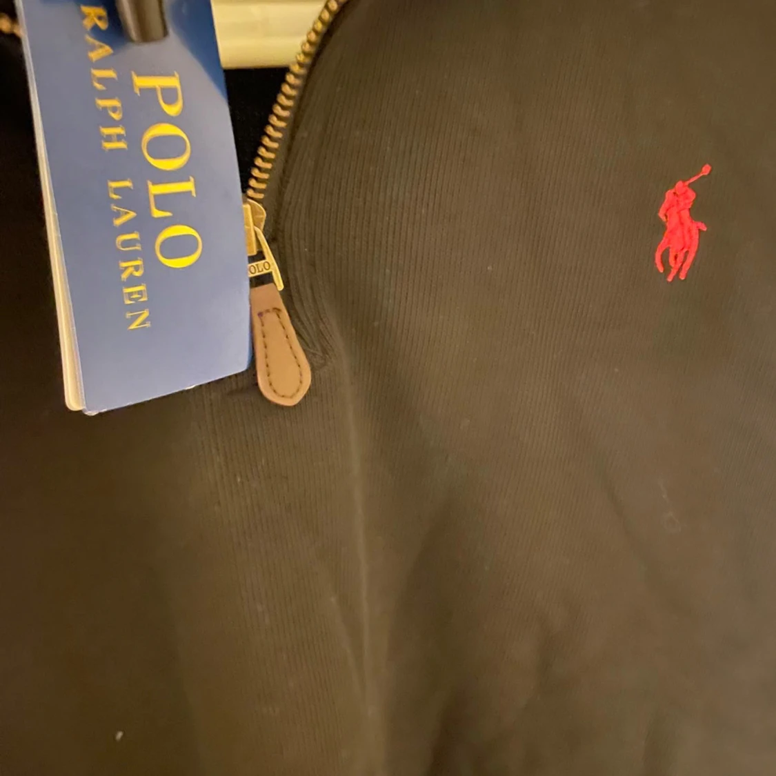 Svart half zip tröja från Polo Ralph Lauren - 1