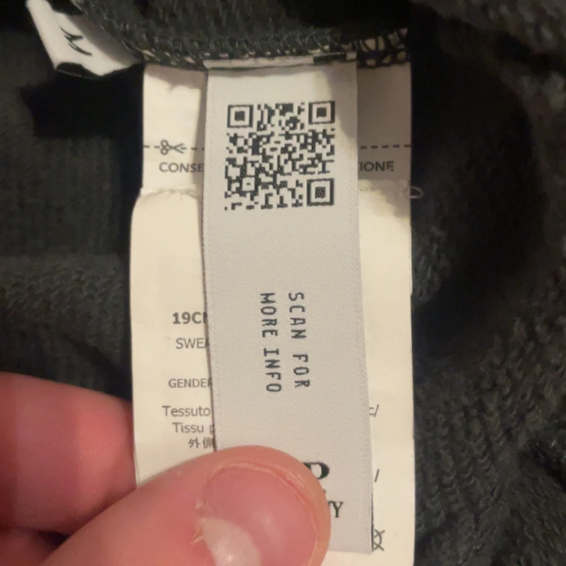 Mörkgrön sweatshirt från cp company - 1