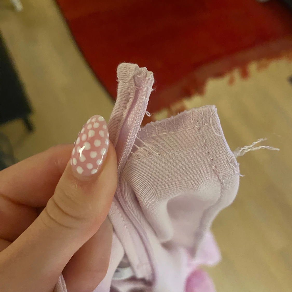 Ljusrosa axelbandslös kort klänning - 1