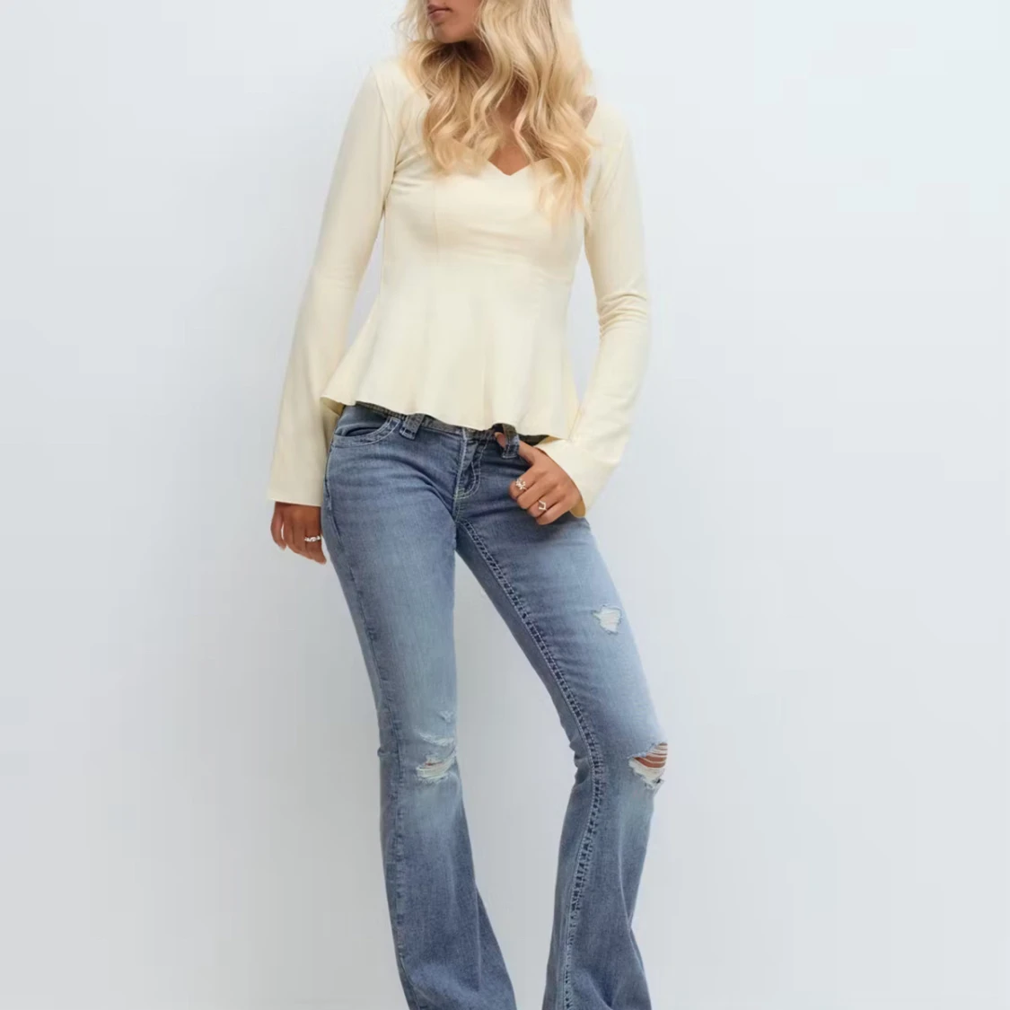 Bootcut jeans från  Gina Tricot, S 14+