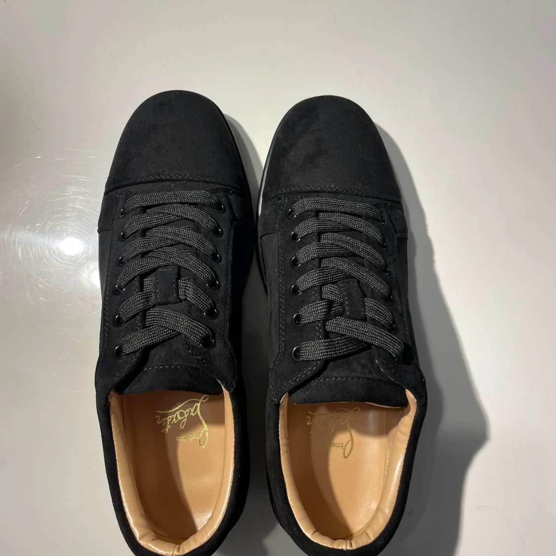 Christian Louboutin svarta sneakers - 1