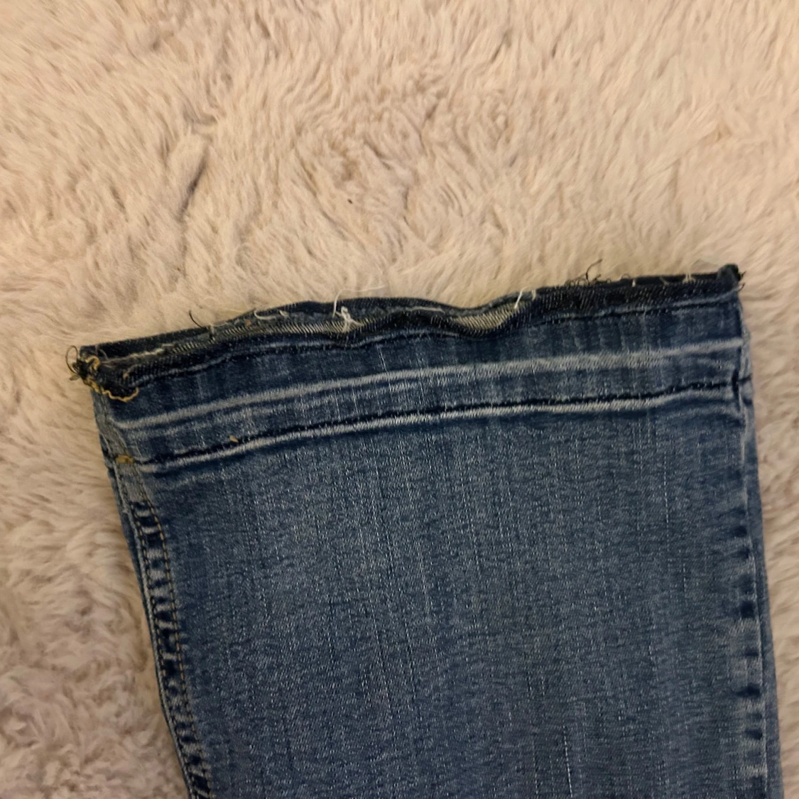 Blå bootcut jeans från ONLY, 30/32 - 4