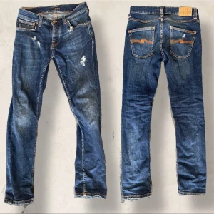 Nudie jeans - 🔹Snygga nudie jeans i modellen Grim tim med slitningar | storlek 28x30 | 400kr | pris kan diskuteras | O&P |