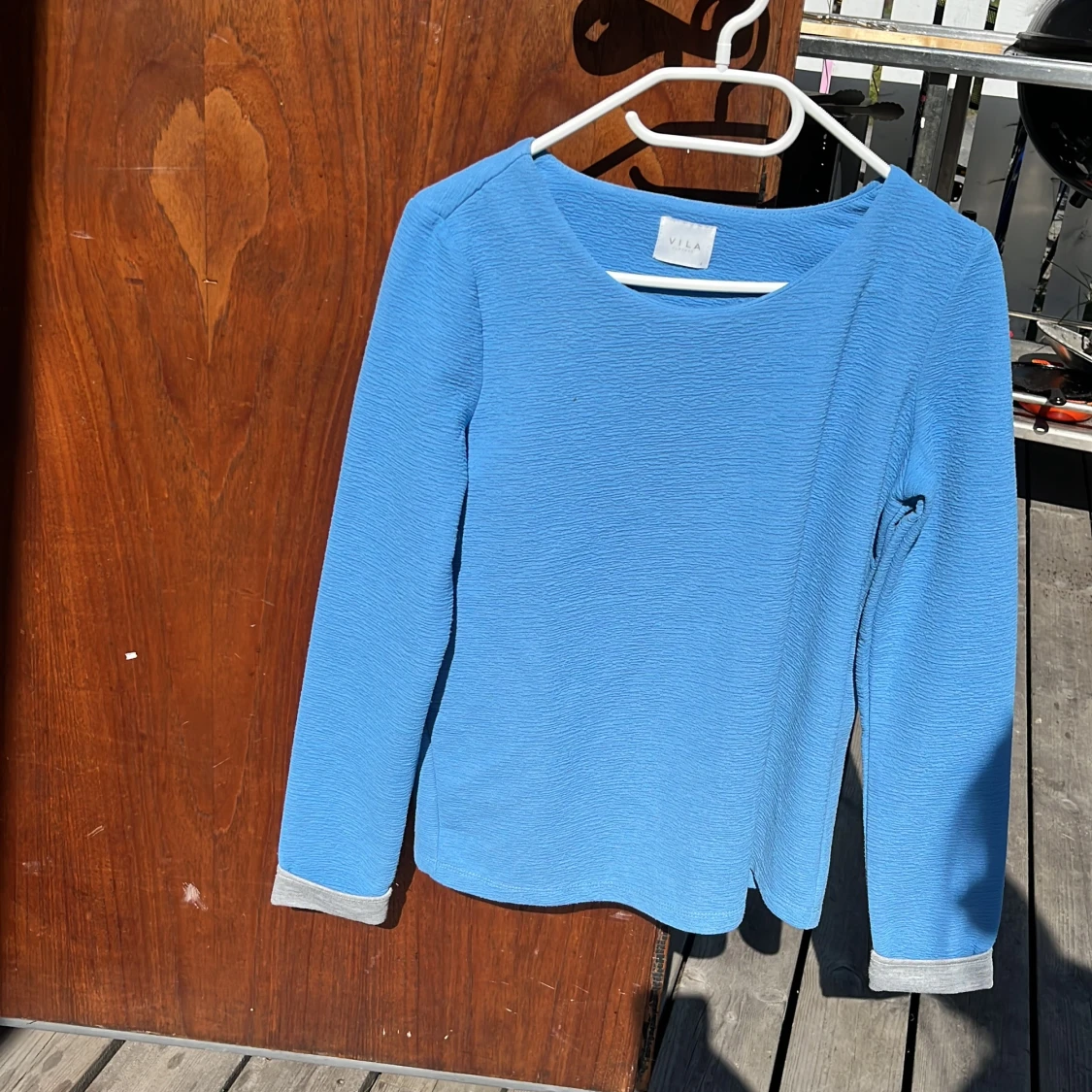 Blå långärmad tröja från Vila