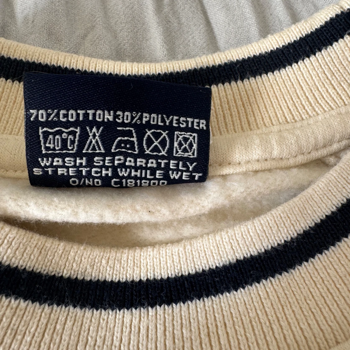 Beige sweatshirt från New Wave S - 2