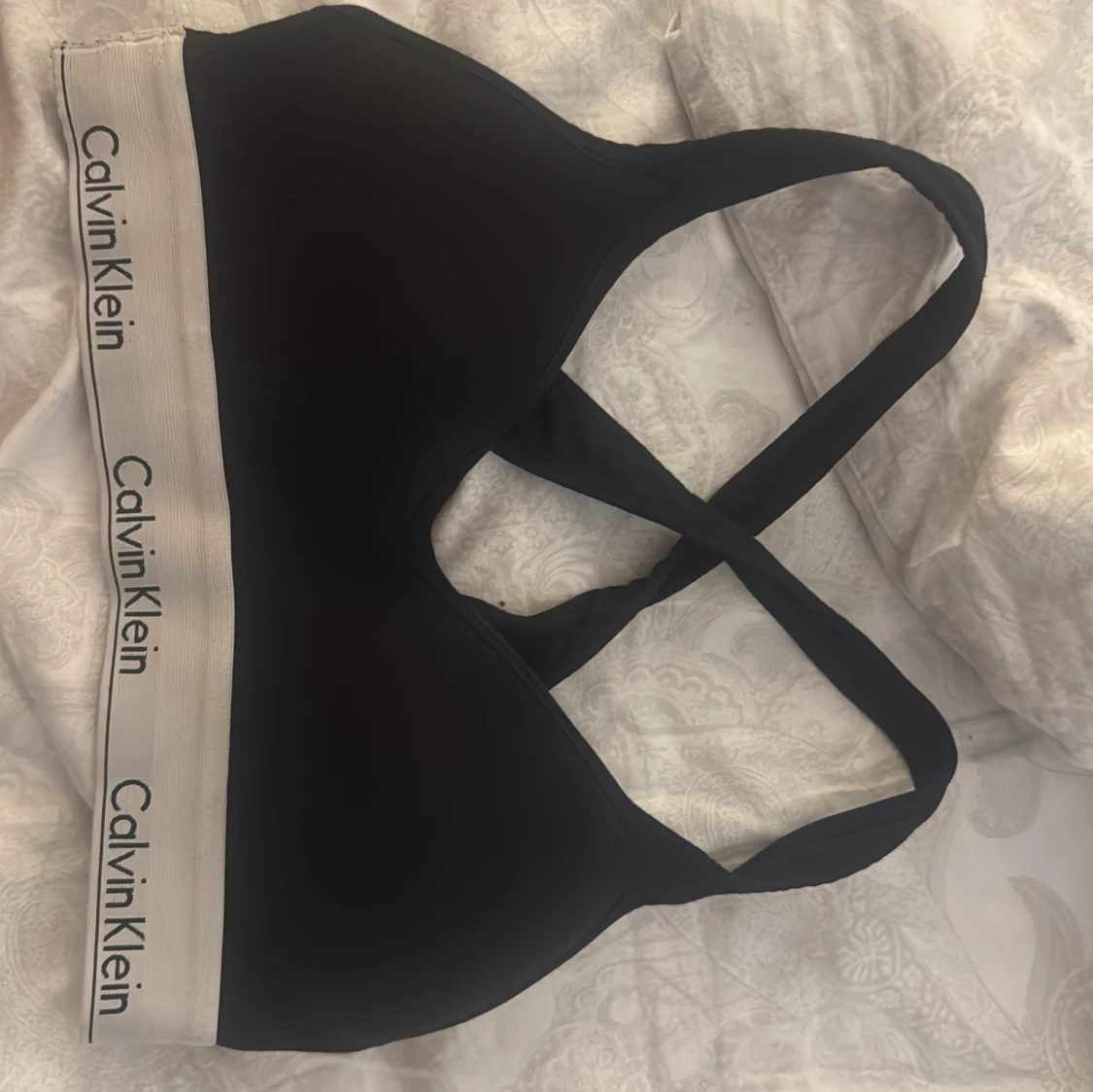 Svart sportig linnetopp Calvin Klein