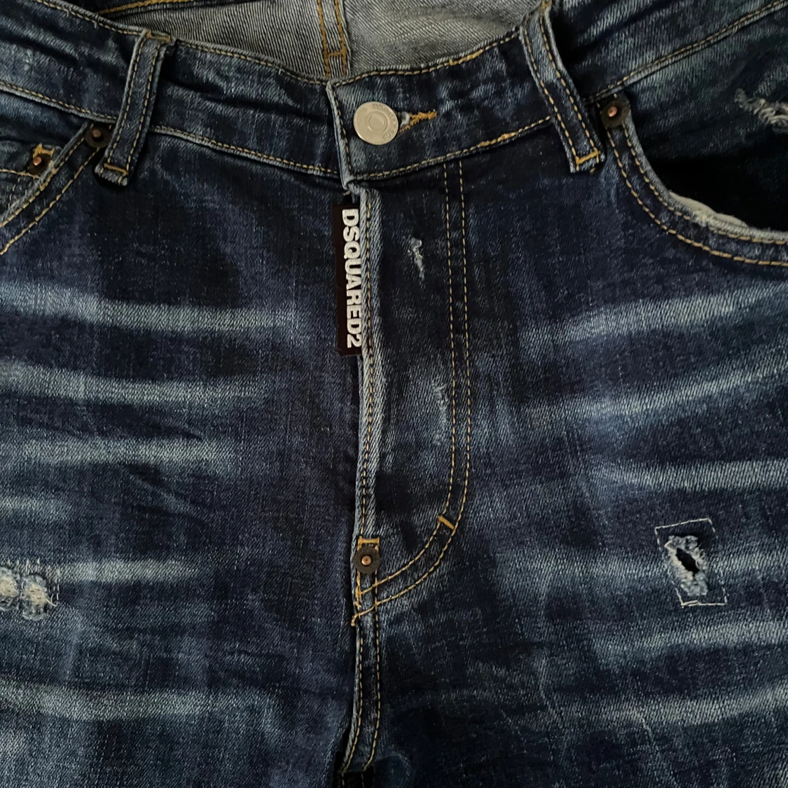 Dsquared2 blå skinny jeans herr - 1