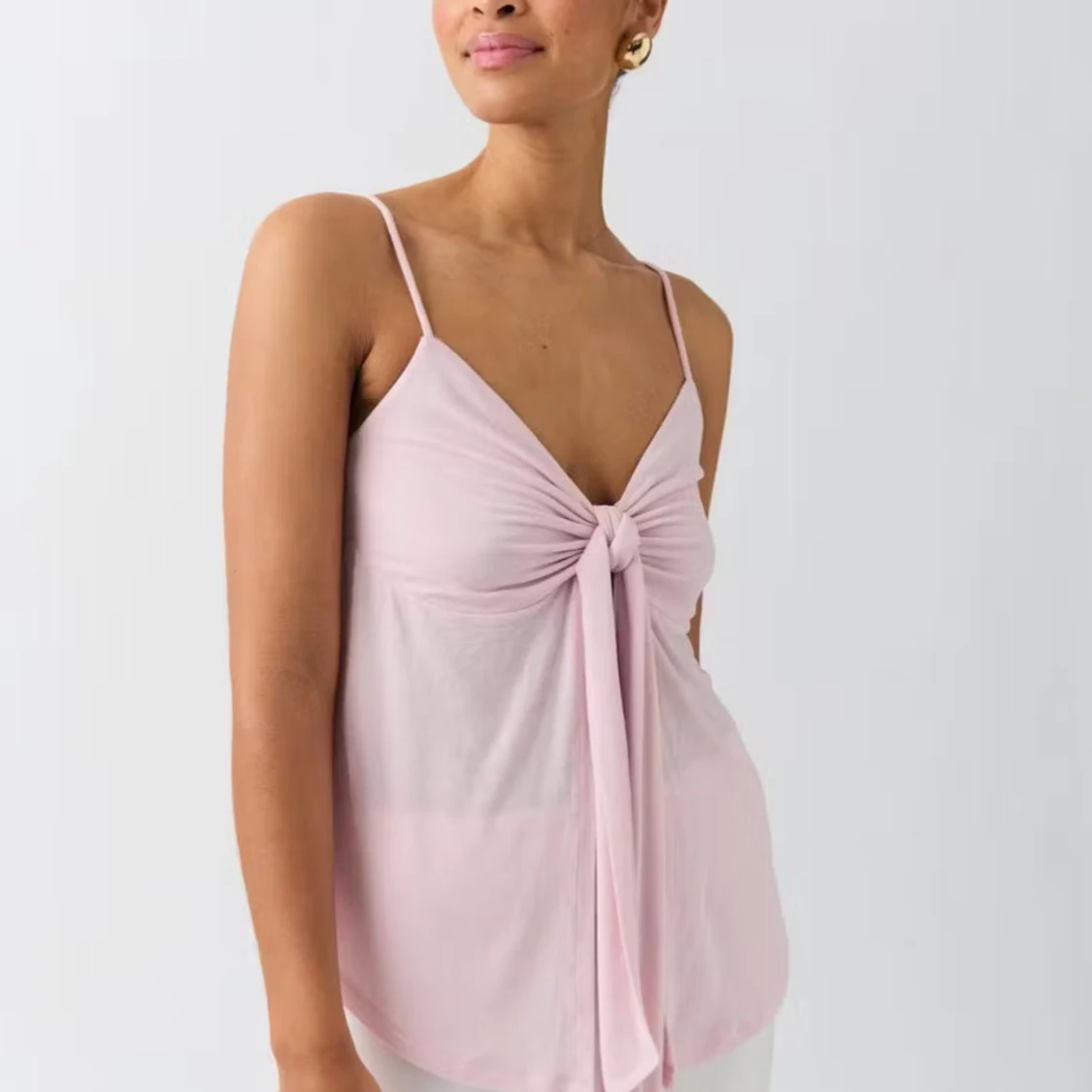 Ljusrosa linnetopp från Gina Tricot - 2