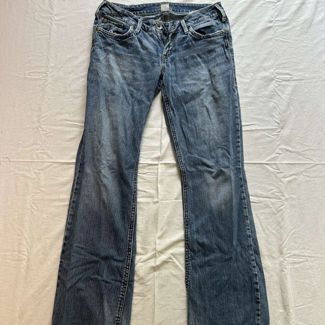 Lågmidjade bootcut jeans - 2