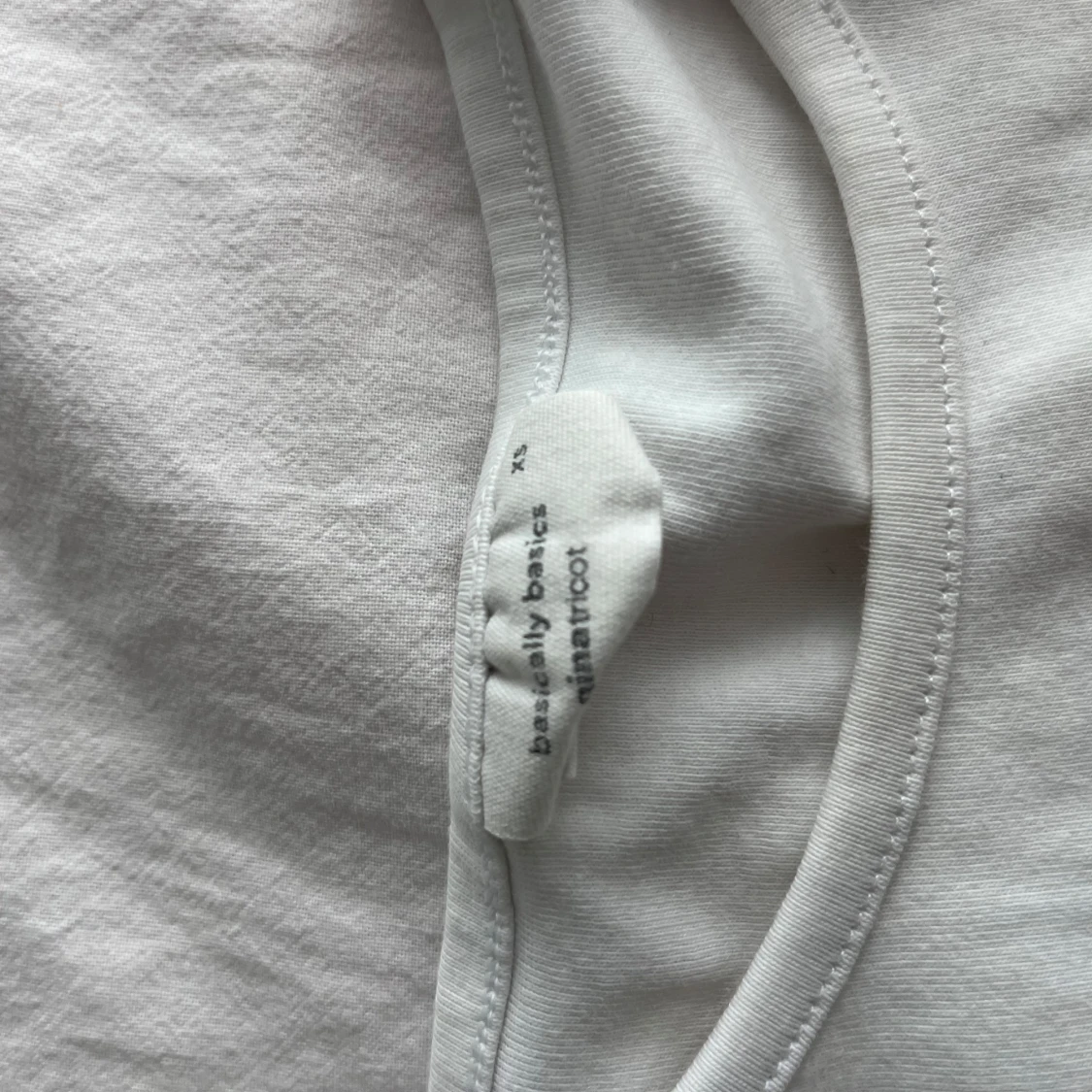 Vit basic t-shirt från Giantcool XS - 1