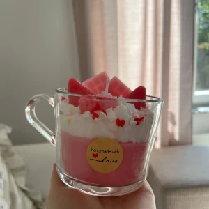 Handgjort doftljus  - Strawberry whip!❤️