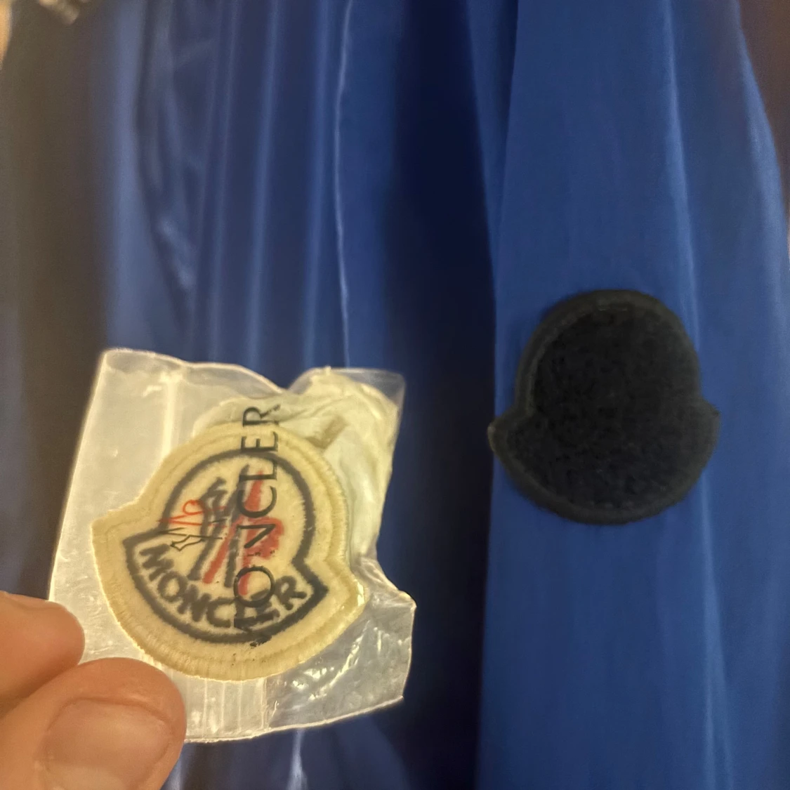 Blå vindjacka Moncler Monteint - 2