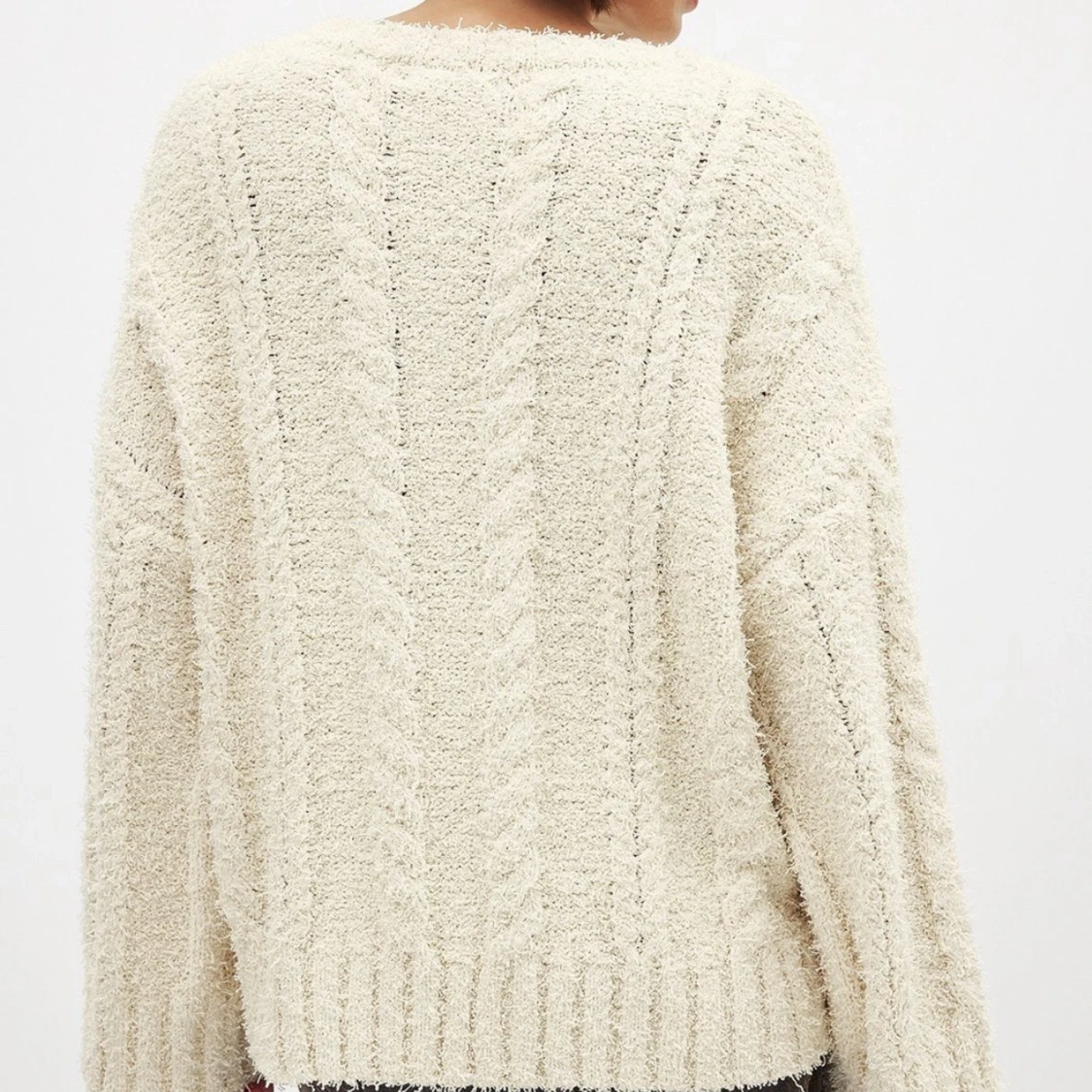 Vit stickad tröja från NA-KD - 2
