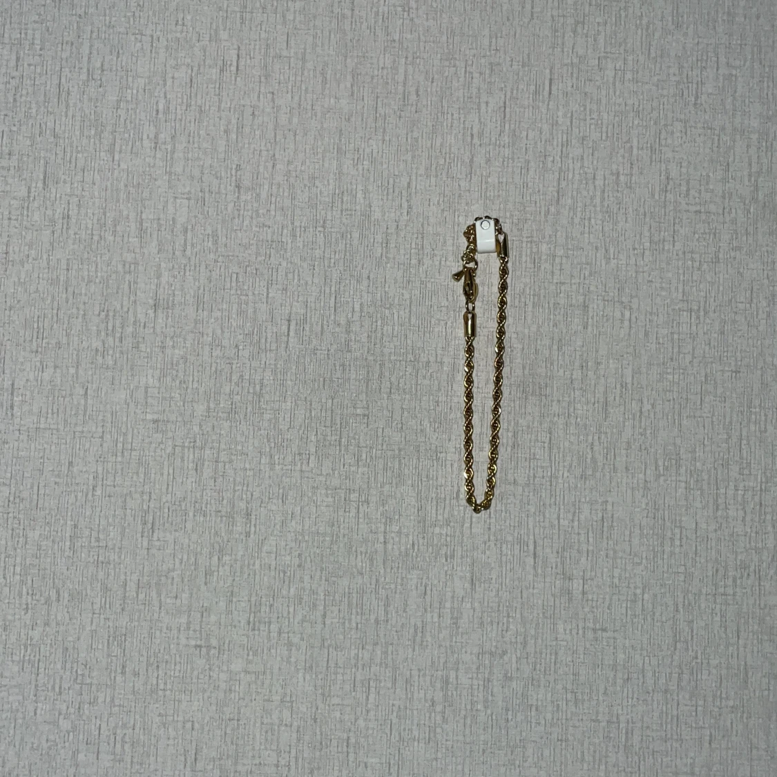 Guld doppade halsband och armband set - 1