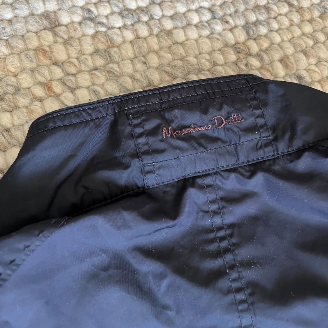 Marinblå fieldjacket massimodutti - 3