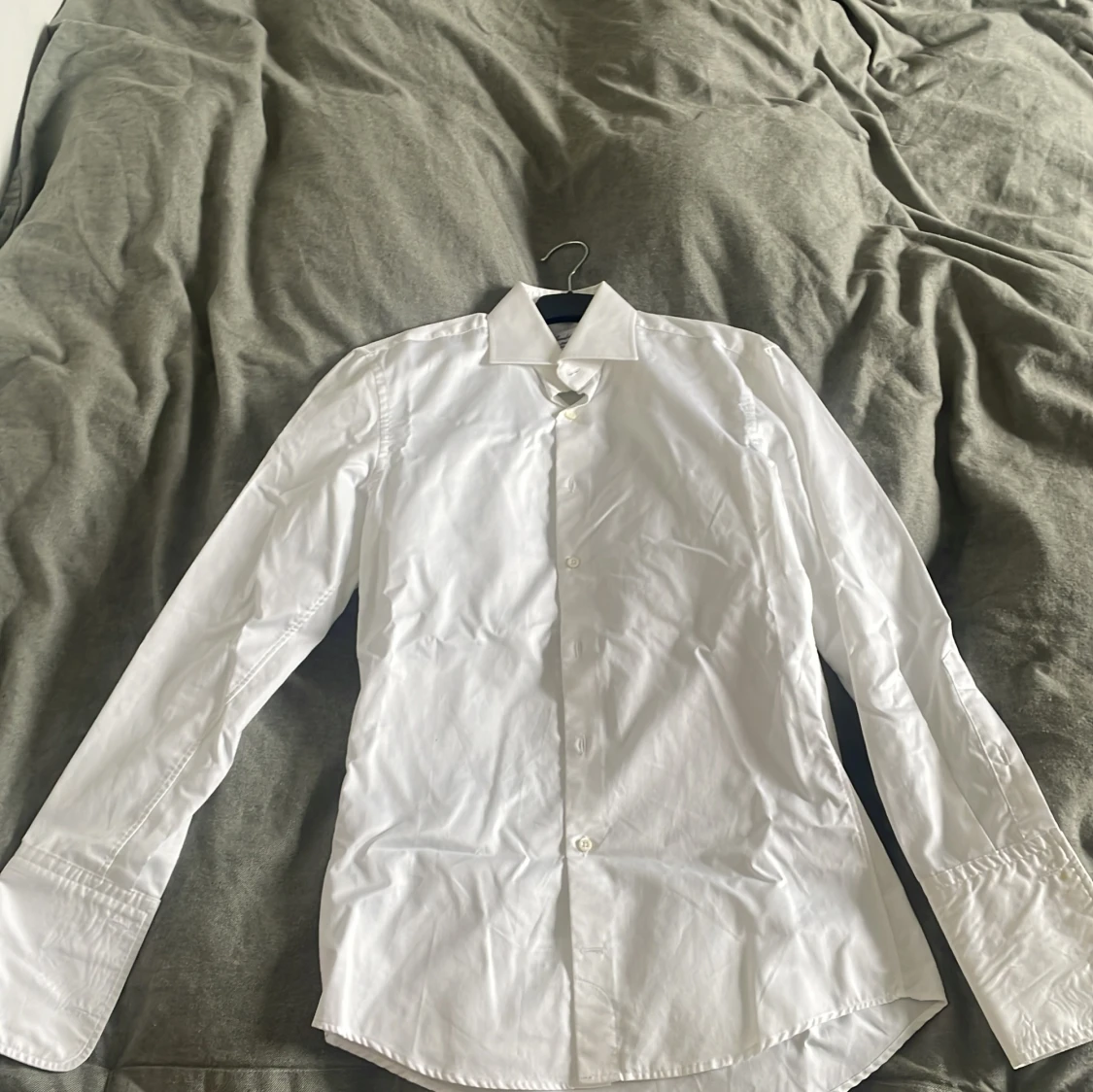 Vit slim fit skjorta från Stenströms - 3