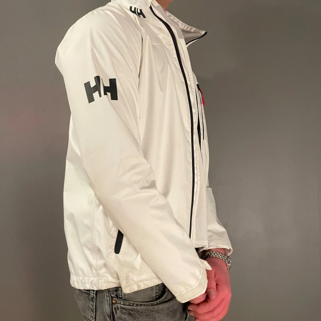 Vit seglarjacka från Helly Hansen - 2