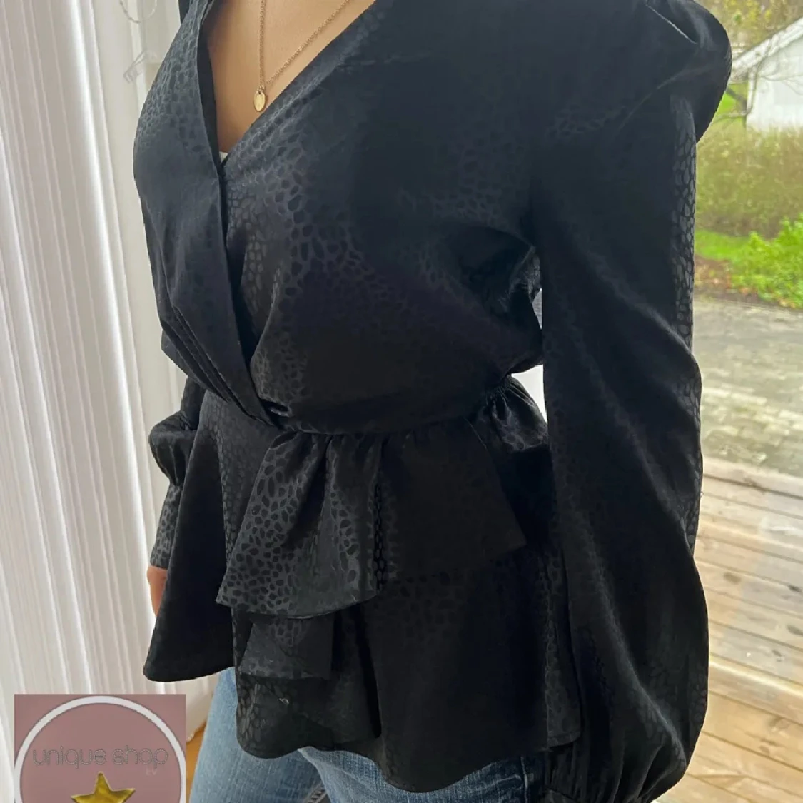 Unik satin-blus😍 - 1