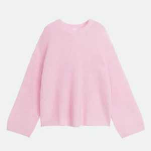 Rosa stickad tröja - Mysig rosa stickad tröja från Arket 