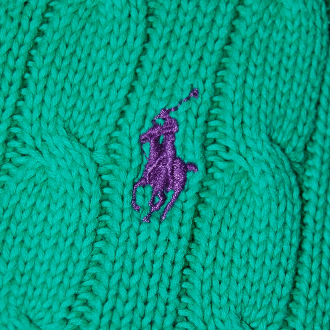 Grön stickad tröja från Ralph Lauren Sport - 1