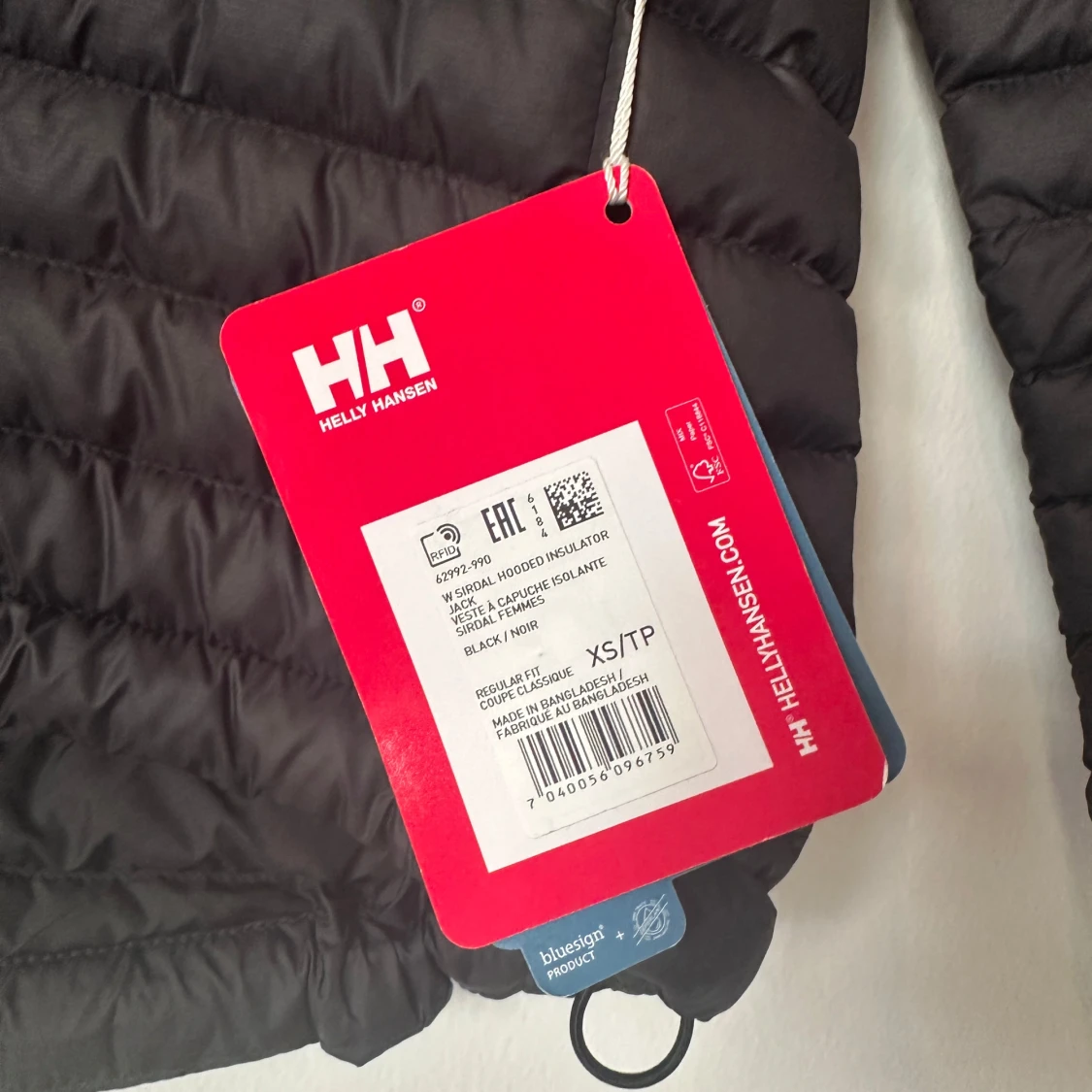 NY Svart lättviksjacka Helly Hansen XS - 2