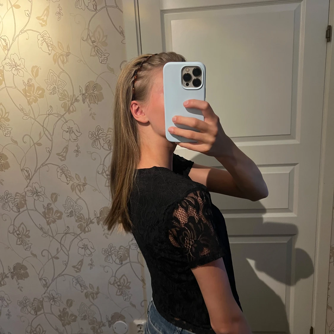 Svart spetsblus från FB Sister - 1