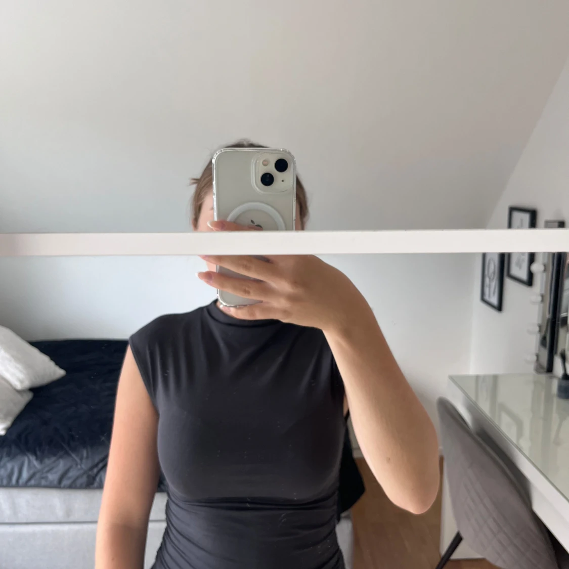 Grå soft touch i XS från Gina Tricot