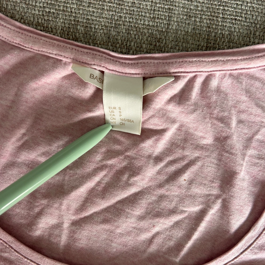 Ljusrosa H&M topp stl s - 1