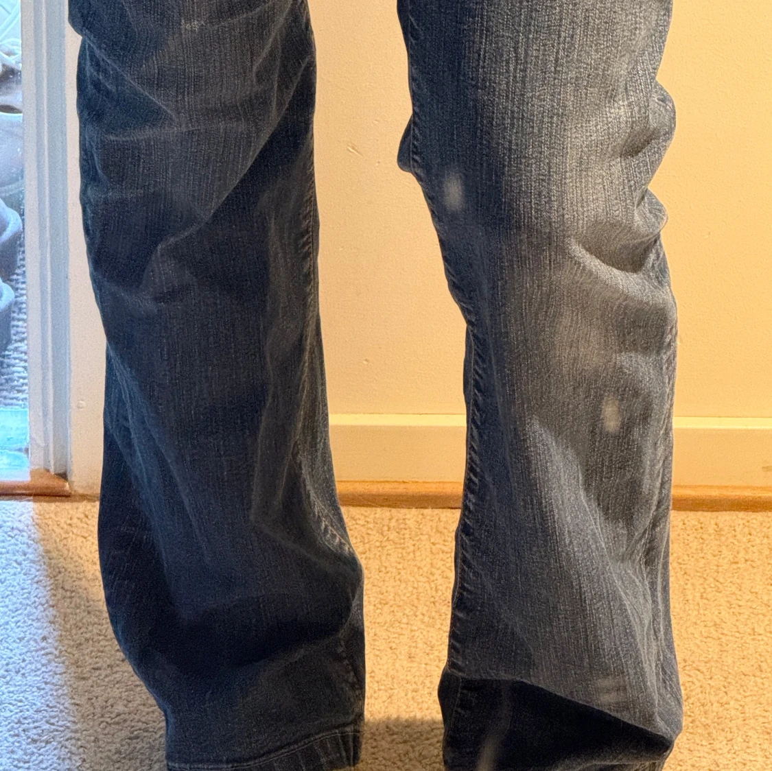 Mörkblå raka jeans från Vera Moda - 3