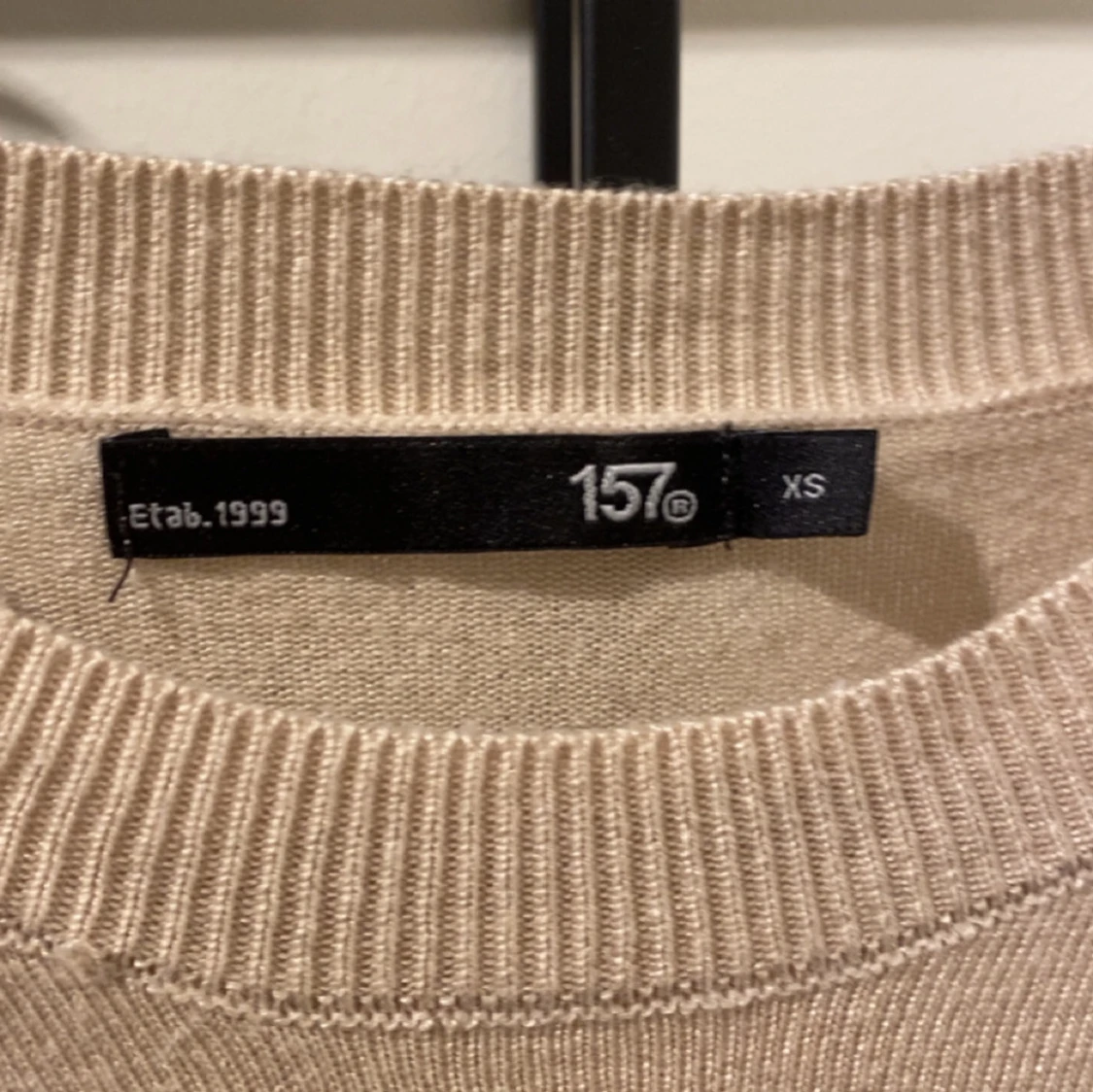 Beige stickad tröja från lager 157 XS - 1
