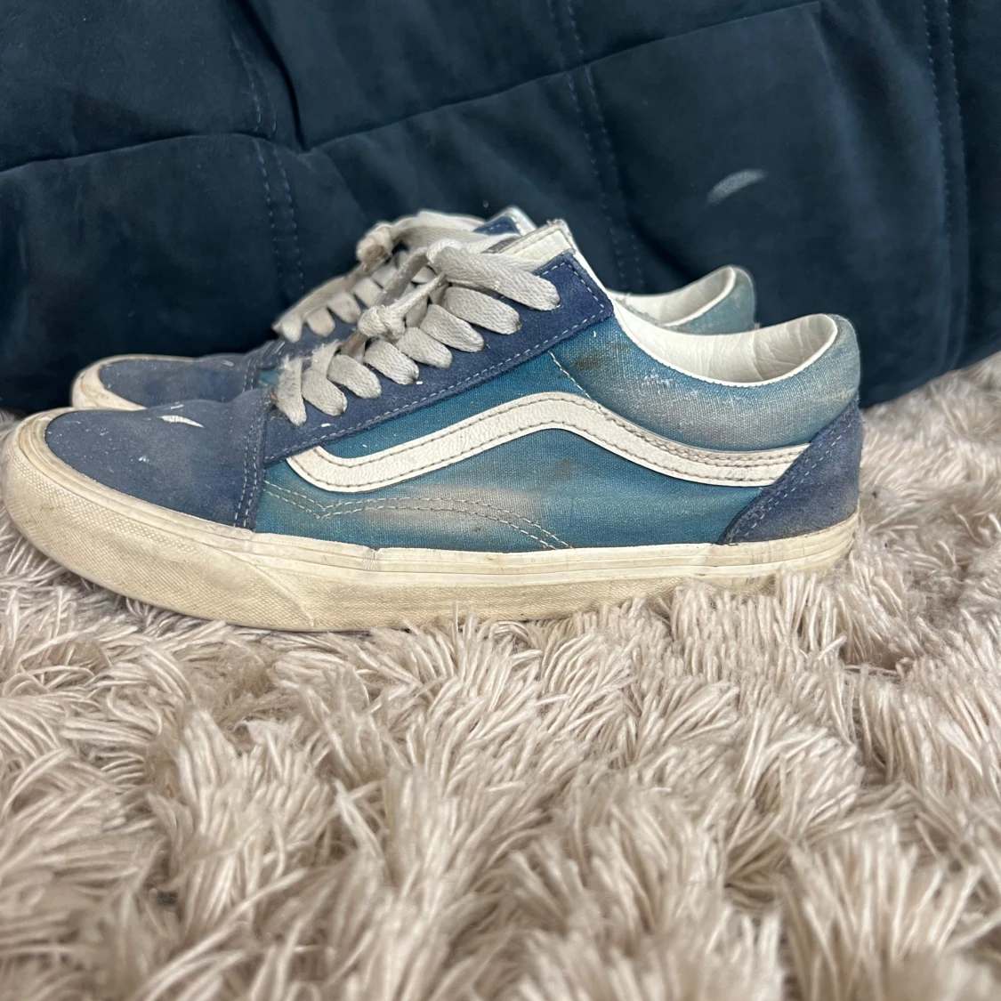 Blåa Vans Old Skool sneakers - 1