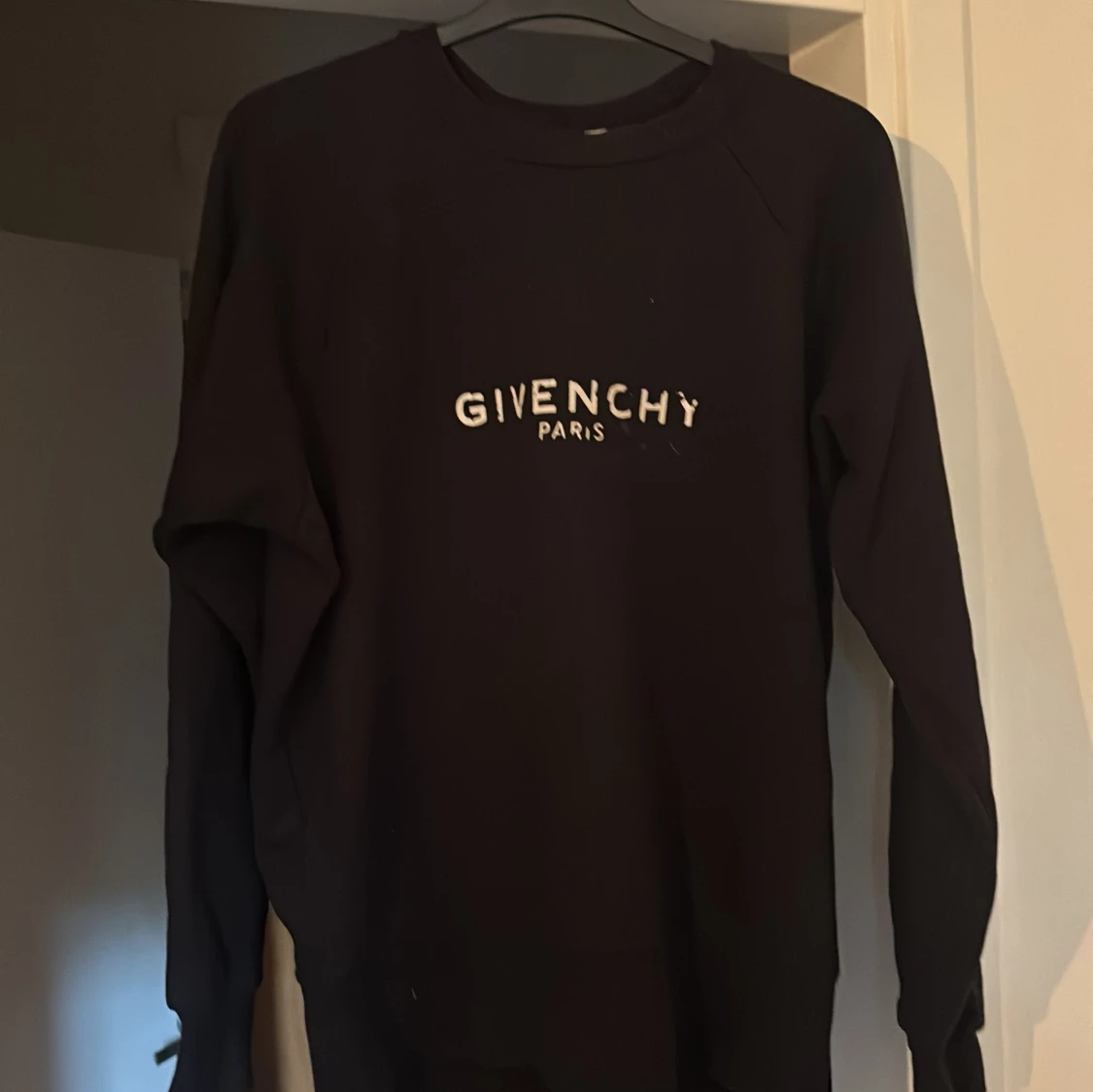 Svart Givenchy sweatshirt med logga