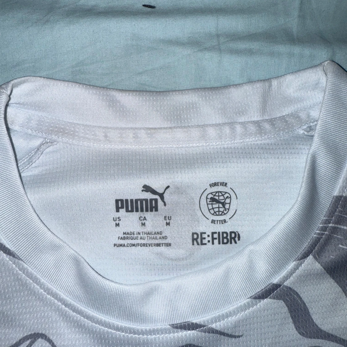 Manchester City x Puma vit bortatröja M - 1
