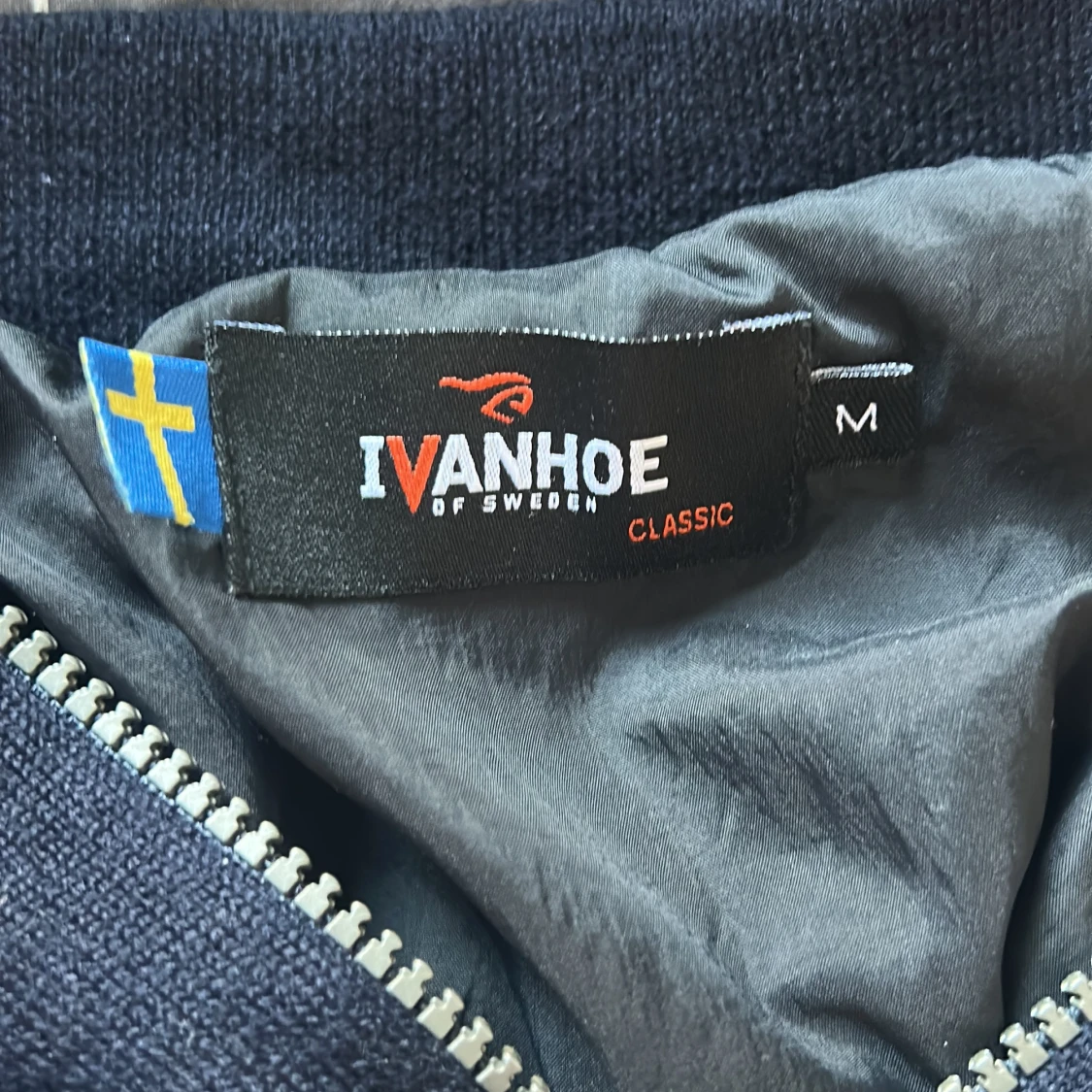 Mörkblå half zip tröja Ivanhoe M - 2