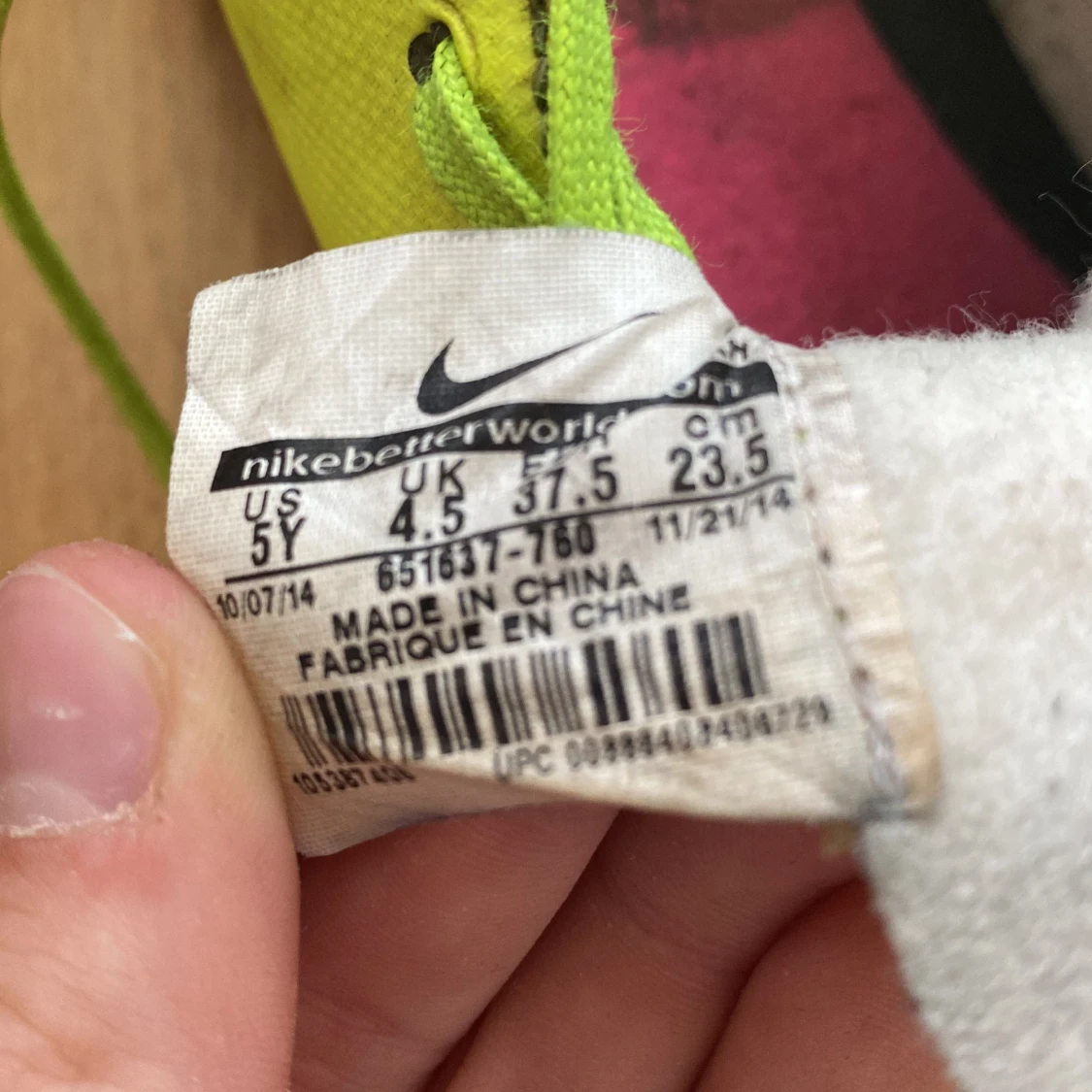 Nike Mercurial fotbollsskor gul/rosa - 2