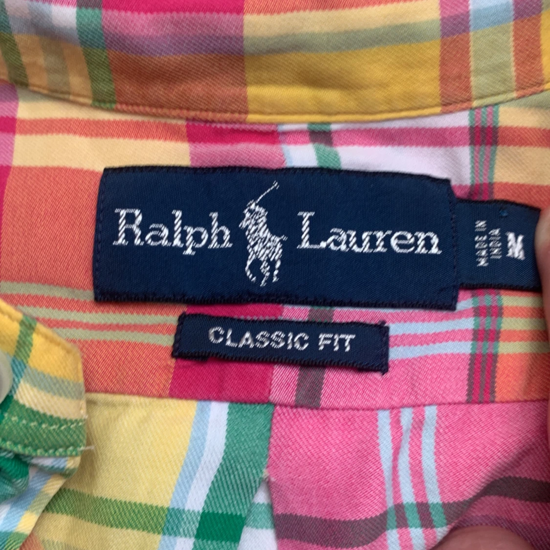 Färgglad rutig skjorta Ralph Lauren  - 1