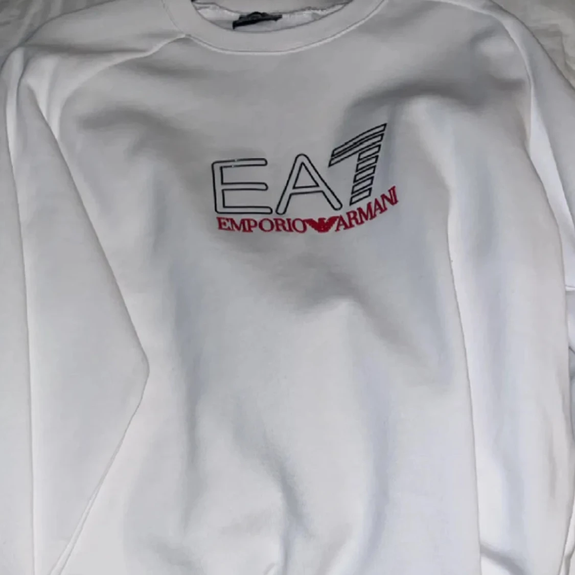 Vit sweatshirt från Emporio Armani