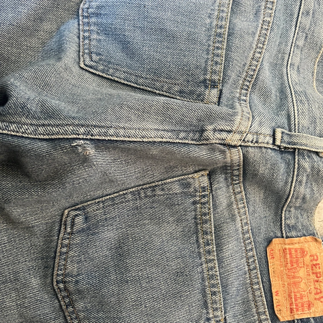 Ljusblå bootcut jeans från Replay - 1