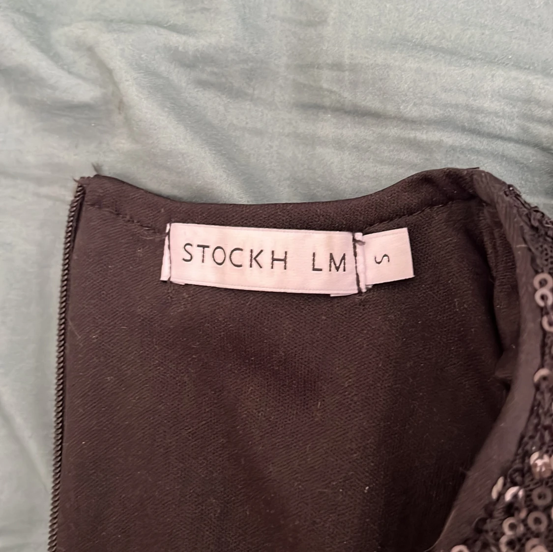 Svart paljettopp från Stockh LM - 3