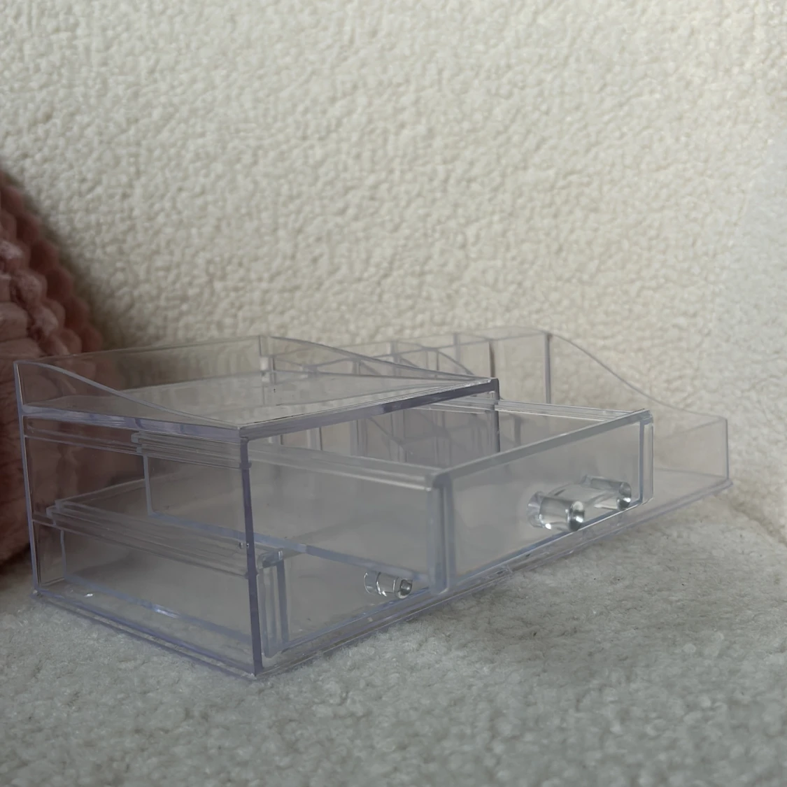 Transparent sminkförvaring med lådor - 4