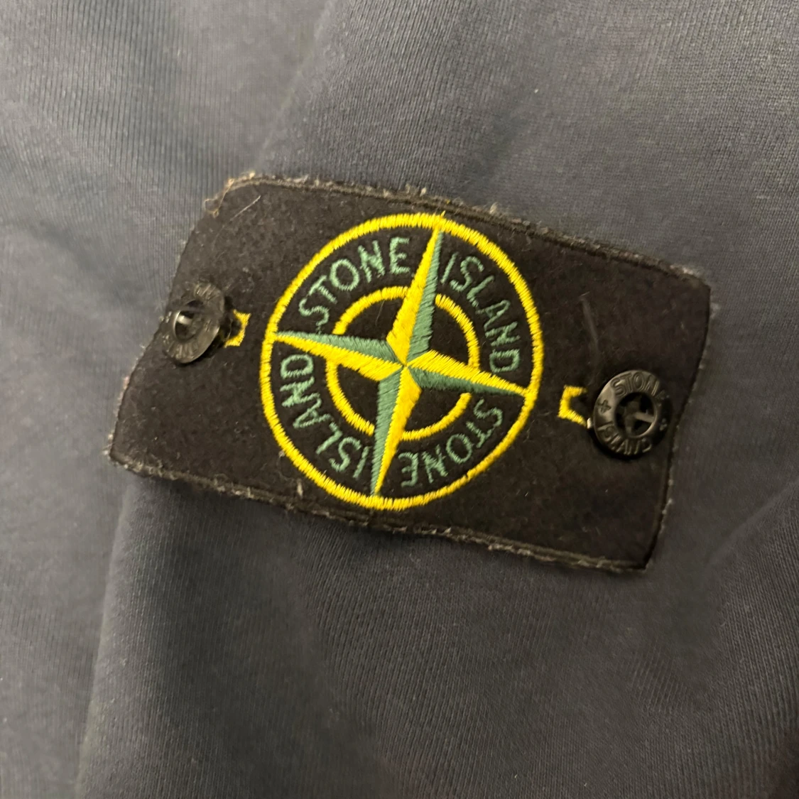 Stone Island Zip Hoodie Mörkblå - 3
