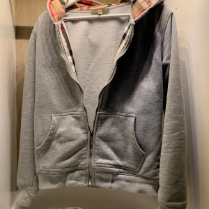 Grå hoodie från Burberry - ‼️INTRESSEKOLL‼️ kontakta mig om du är intresserad!  BUDA PRIS!