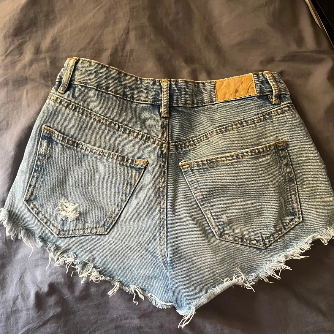 Blå jeansshorts  - 4